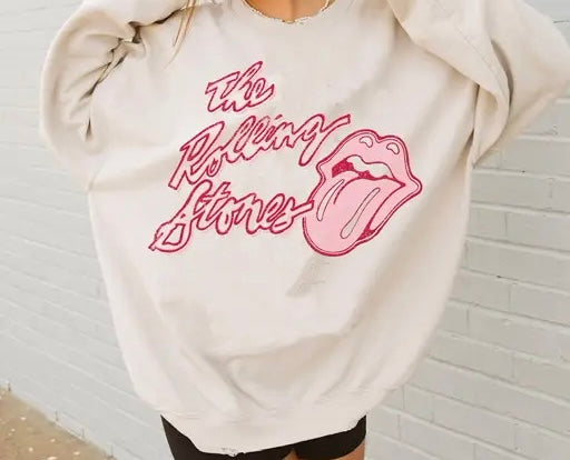 Bubble Letter Trendy Sweatshirt